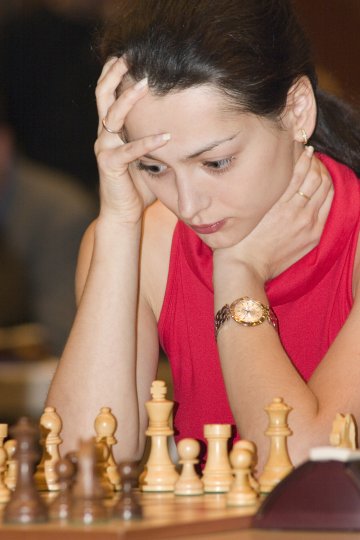 Chess960 Weltmeisterin Alexandra Kosteniuk ist wie Natalia Zhukova ...