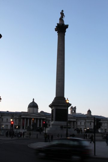 Admiral Nelson en la Plaza de Trafalgar 