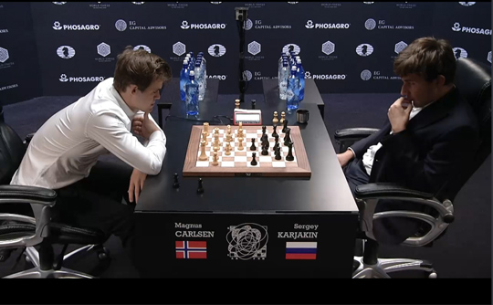 Carlsen-Karjakin, Game 7: New move, same result