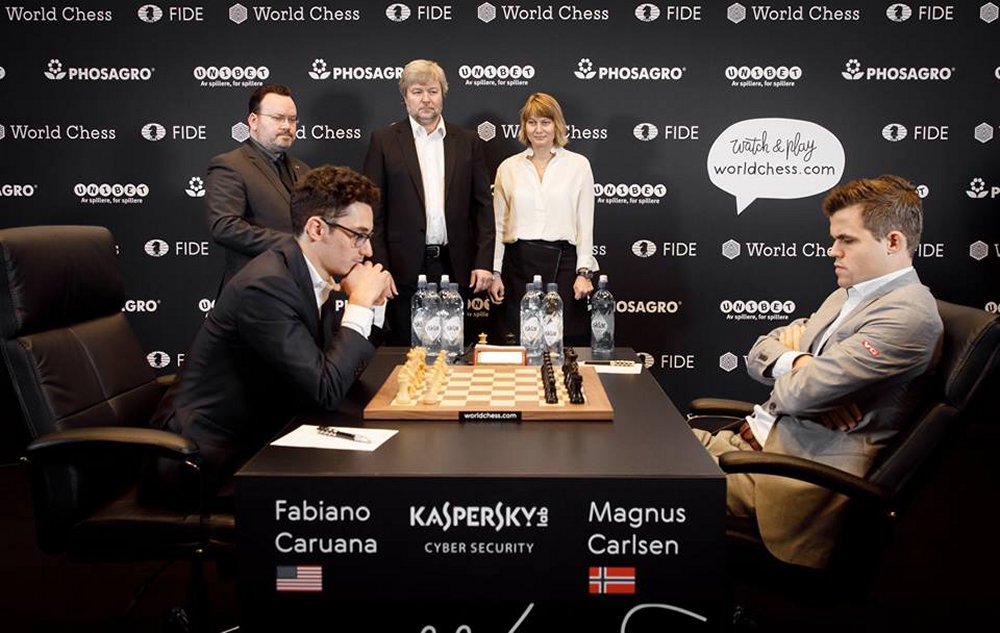 Schachweltmeisterschaft 3 Partie 3 Remis ChessBase