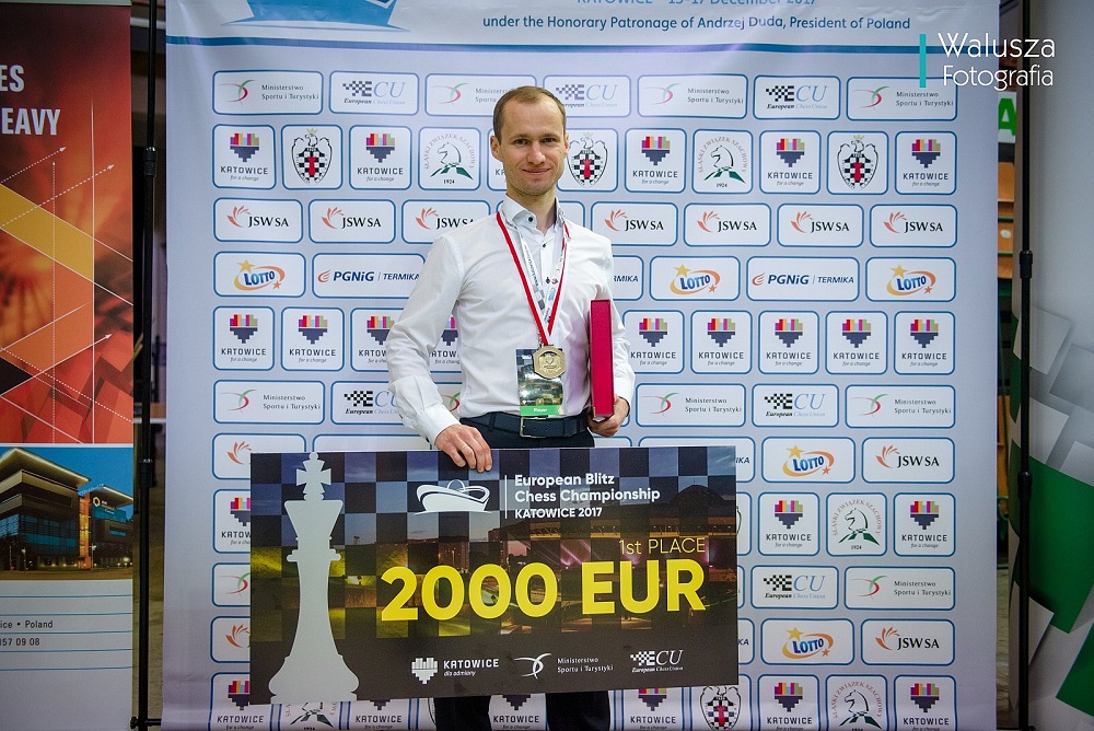 Kattowitz Sergei Zhigalko gewinnt BlitzEM ChessBase