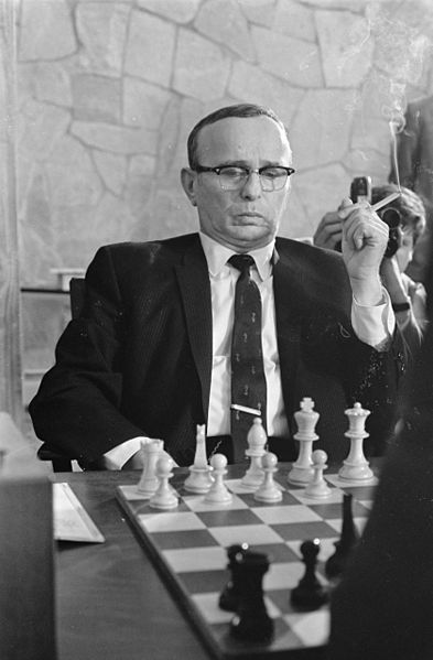 Samuel Reshevsky beim Kandidatenturnier 1968