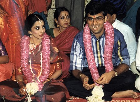 Viswanathan Anand and Aruna's wedding