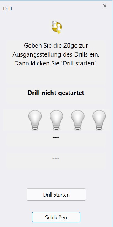 Drill nicht gestartet