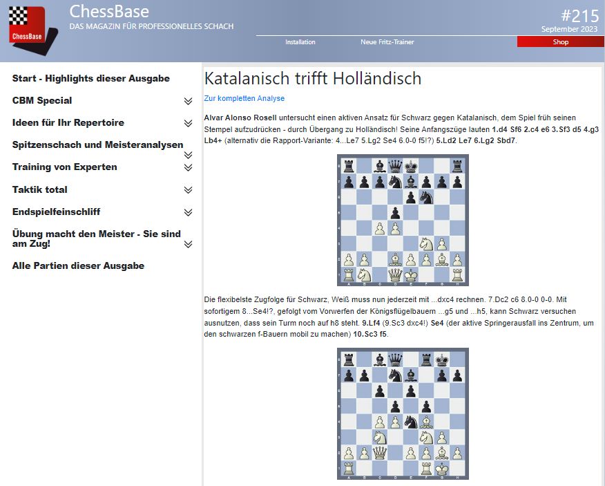 ChessBase Magazin Show zur Ausgabe 146 Februar 2012 