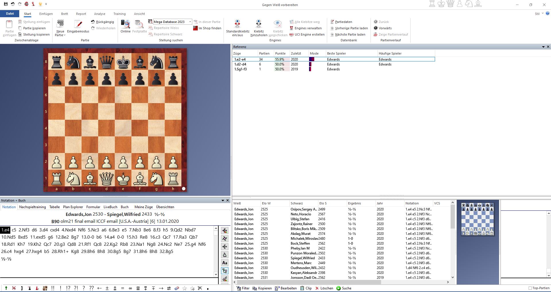 Neu Corr Database 2024 ChessBase