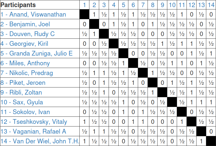 Wijk Aan Zee Chess Tournament