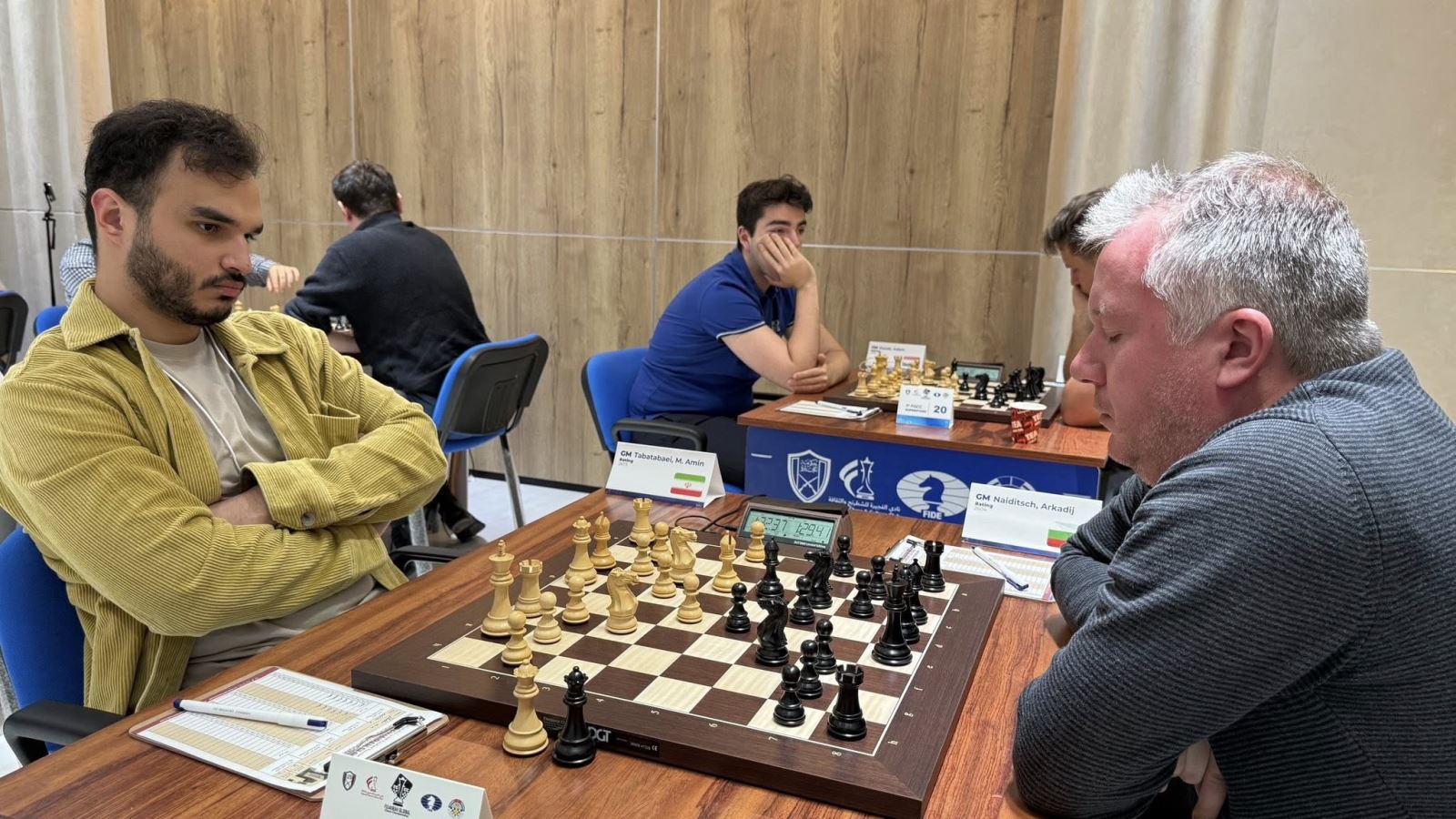 Amin Tabatabaei, Arkadij Naiditsch