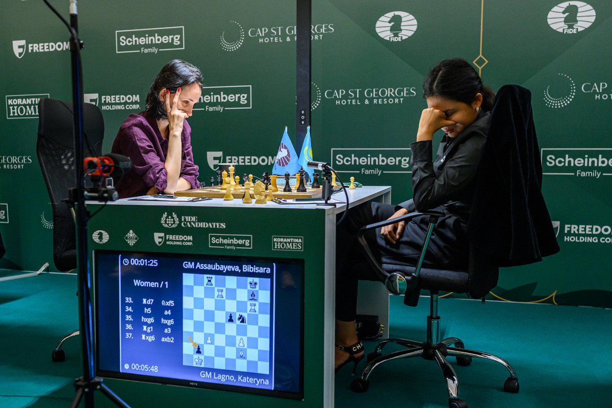 Kateryna Lagno, Bibisara Assaubayeva