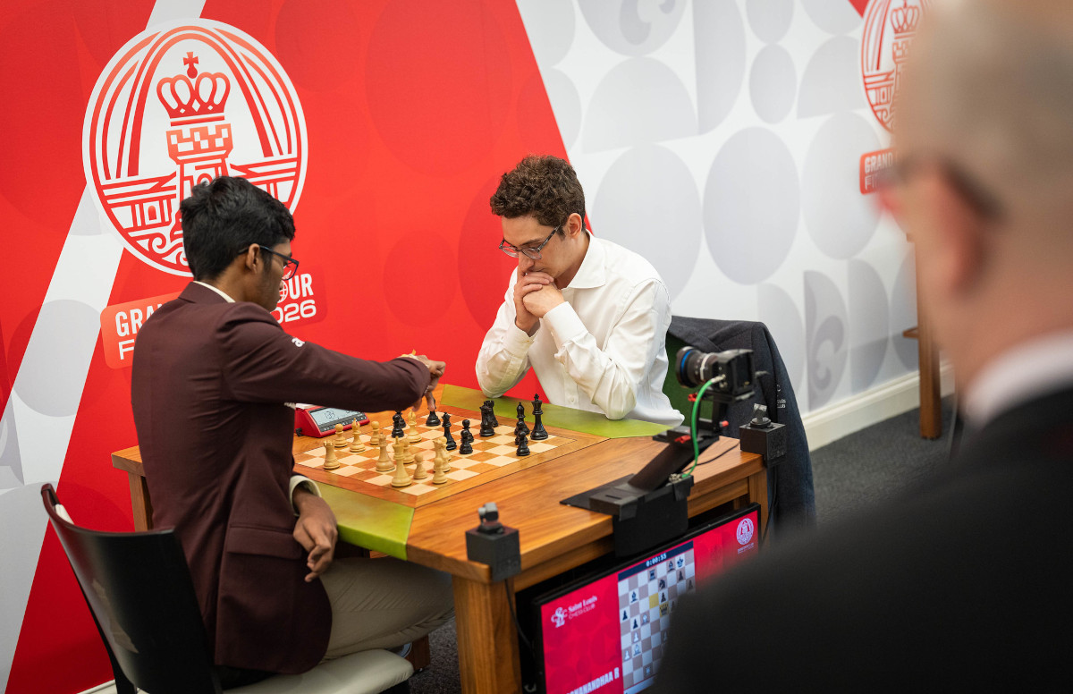 Praggnanandhaa Rameshbabu, Fabiano Caruana