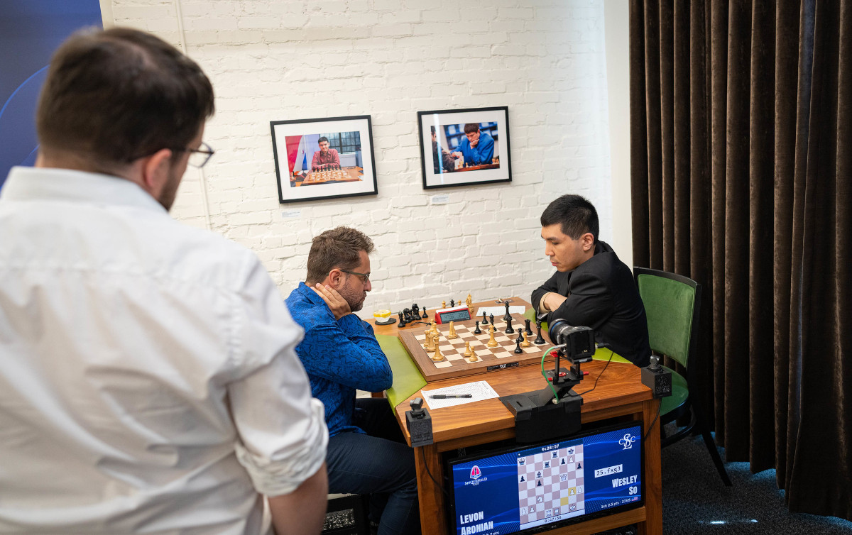 Maxime Vachier-Lagrave, Levon Aronian, Wesley So