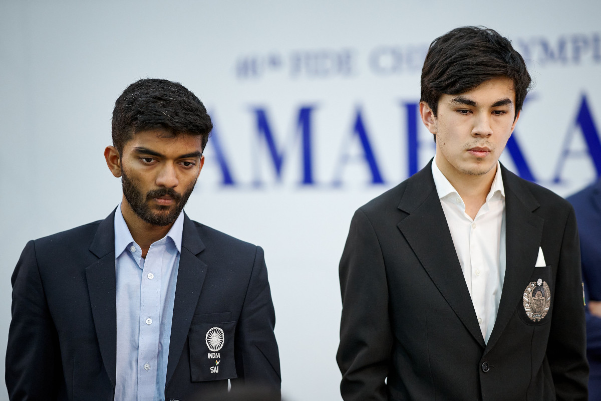 Gukesh Dommaraju, Javokhir Sindarov