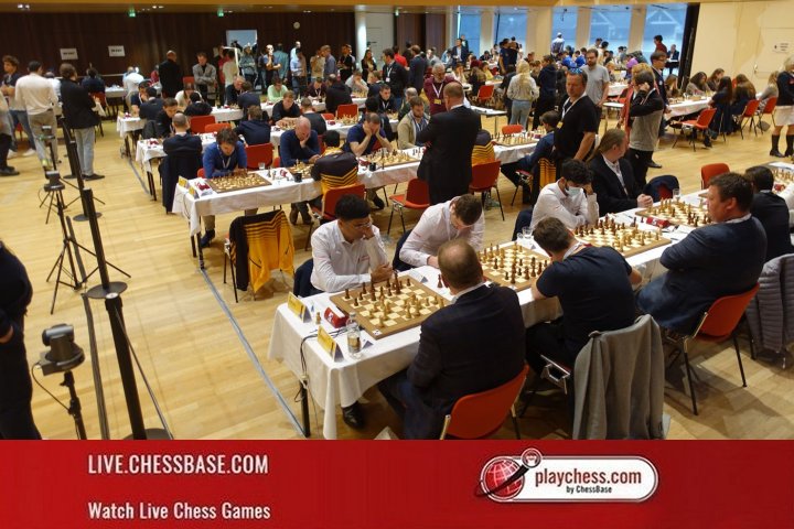 European Chess Club Cup live ChessBase