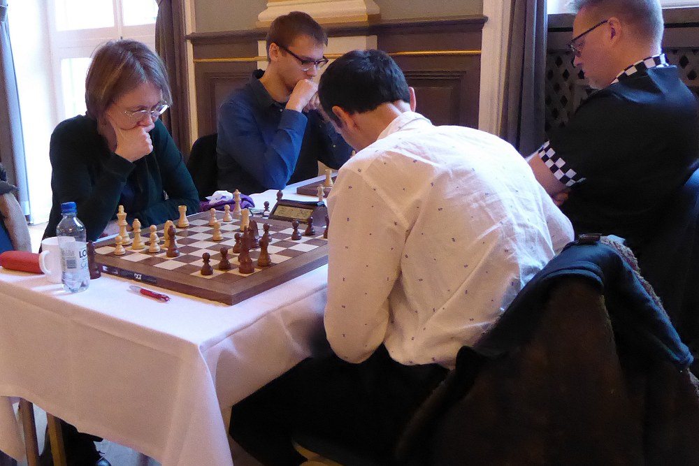 Schach mit Pia Cramling in Skara ChessBase