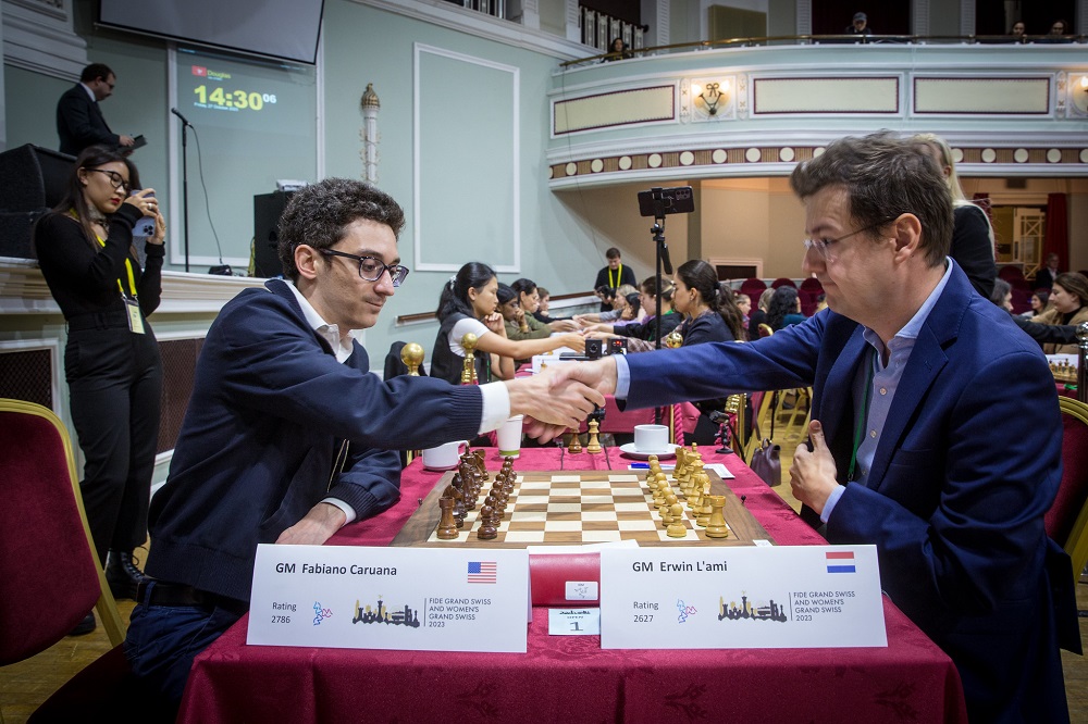 Keymer, Vincent (2717) -- Fedoseev, Vladimir (2691), FIDE Grand Swiss (10)  2023, 1-0 