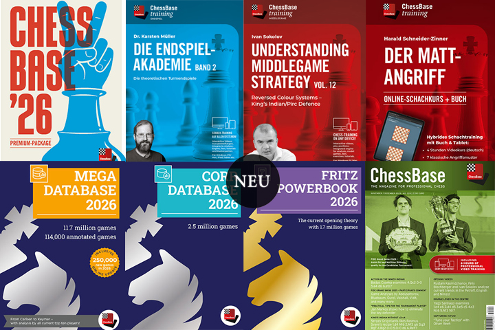 C-C-B FC会報 may club REPORT　まとめて Rückblick: Alle Neuerscheinungen im November! | ChessBase