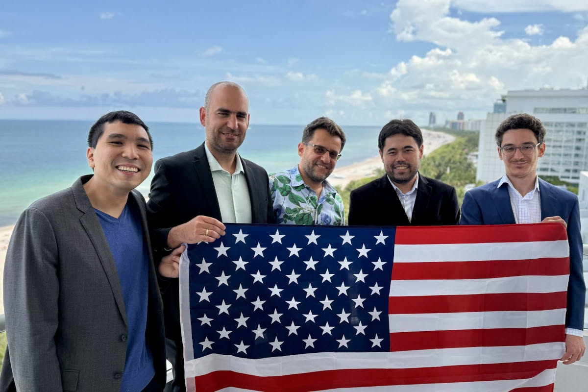 Chess news — Die USA schlagen Usbekistan mit 14:10