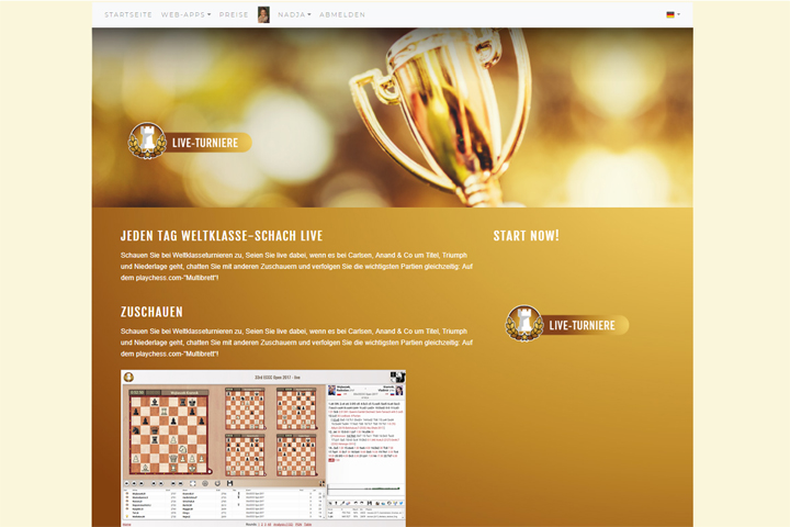 ChessBase Apps: Live Chess – Jeden Tag Weltklasseschach! | ChessBase