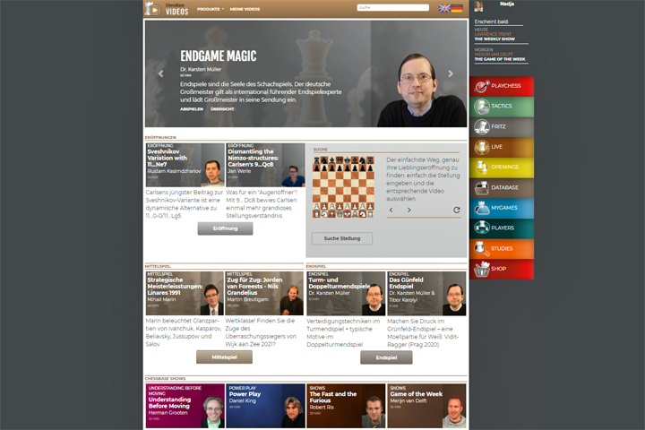 Das neue ChessBase Videoportal: 5.000 Videos online! | ChessBase